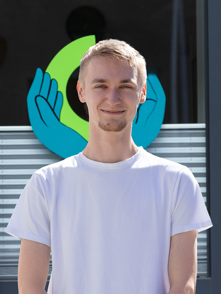 Porträtfoto von Justus Egbert bei Geislers Mobile Pflege
