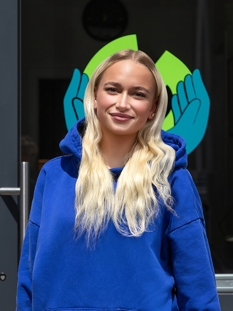 Porträtfoto von Nina Böhme bei Geislers Mobile Pflege