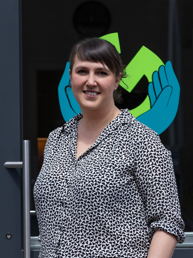 Porträtfoto von Swetiana Schlelke bei Geislers Mobile Pflege